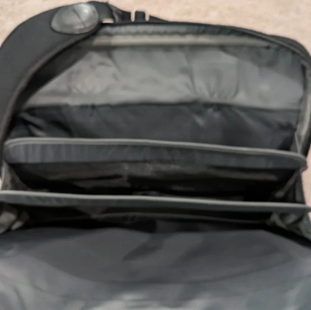 Briggs Riley Black Nylon Briefcase Laptop Bag Business‎ Travel Messenger